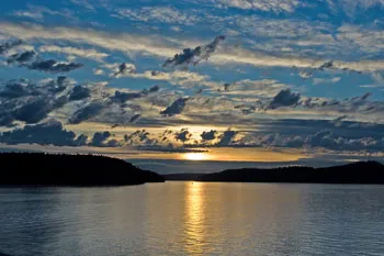 photograph of a lake in Oregon